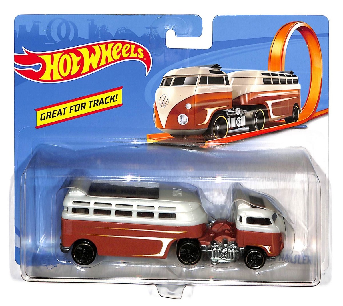 Hot Wheels Custom VW Volkswagen Hauler Tractor Truck w Trailer 1