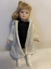 Vintage DeAgostini Porcelain Doll. Dolls House Or Display