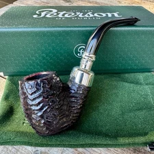 Peterson System Spigot Rusticated Bent Billiard (306) P-Lip Pipe - New