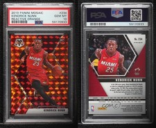 2019 Mosaic Rookies Reactive Orange Prizm Kendrick Nunn PSA 10 GEM MT Rookie RC