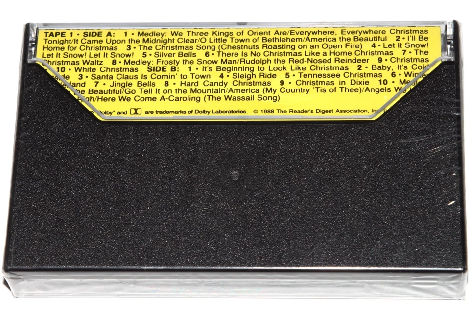 Christmas in America - Tape #1 (Cassette Tape 1988) Holiday Music NEW SEALED - Image 2 of 4