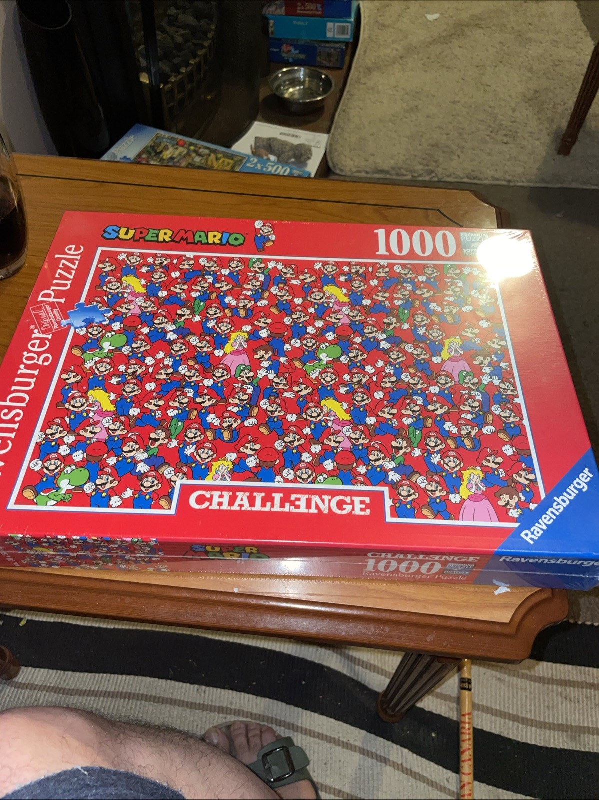Ravensburger Nintendo Super Mario Challenge 1000pc Jigsaw Puzzle NEW & SEALED