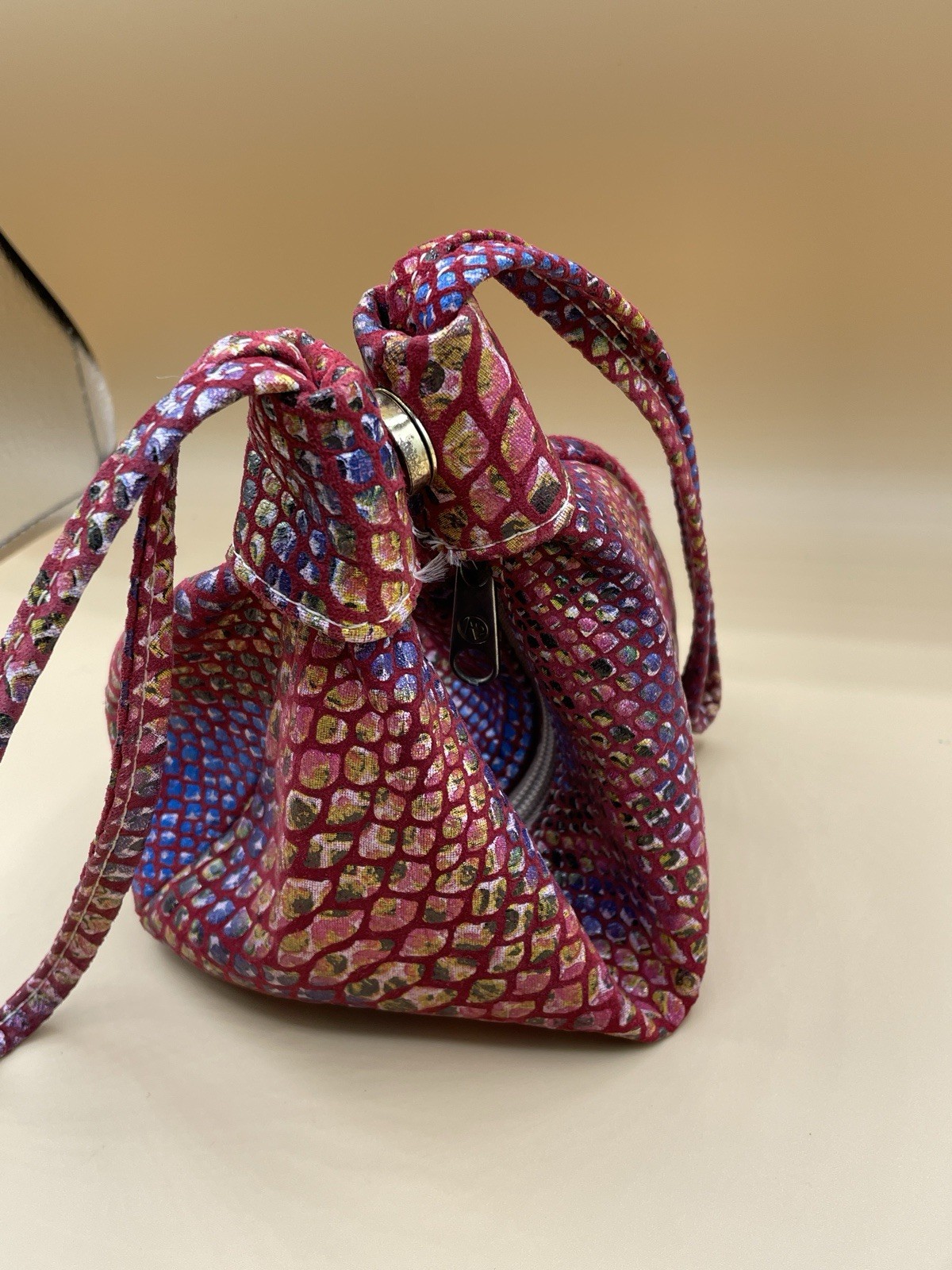 Luis Alexander MULTICOLORED Patchwork Leather For… - image 4