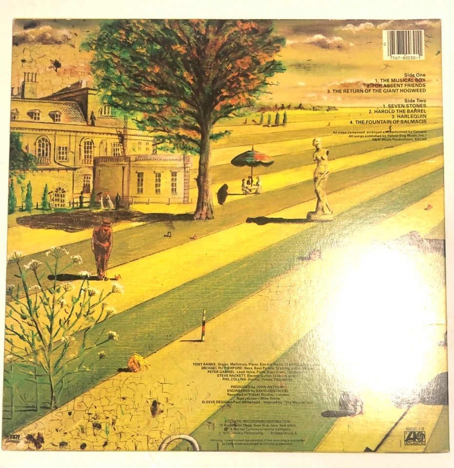 Genesis Nursery Cryme Lp Peter Gabriel Phil Collins Nm - Image 2 of 4