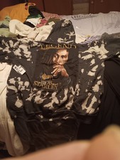 SIZE M Zion Rootswear  Legend  Bob Marley Hoodie New Black Sweatshirt