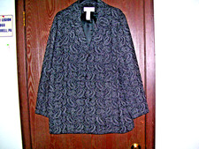 Liz Claiborne Lizsport New Women's Lined Button Front Jacket Size Large
