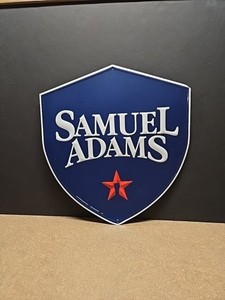 Samuel Adams metal beer sign