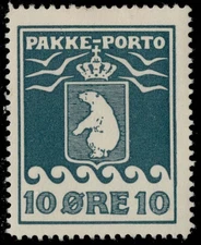 GREENLAND Q4 - Coat of Arms "1937 Dull Blue" (pc43846)