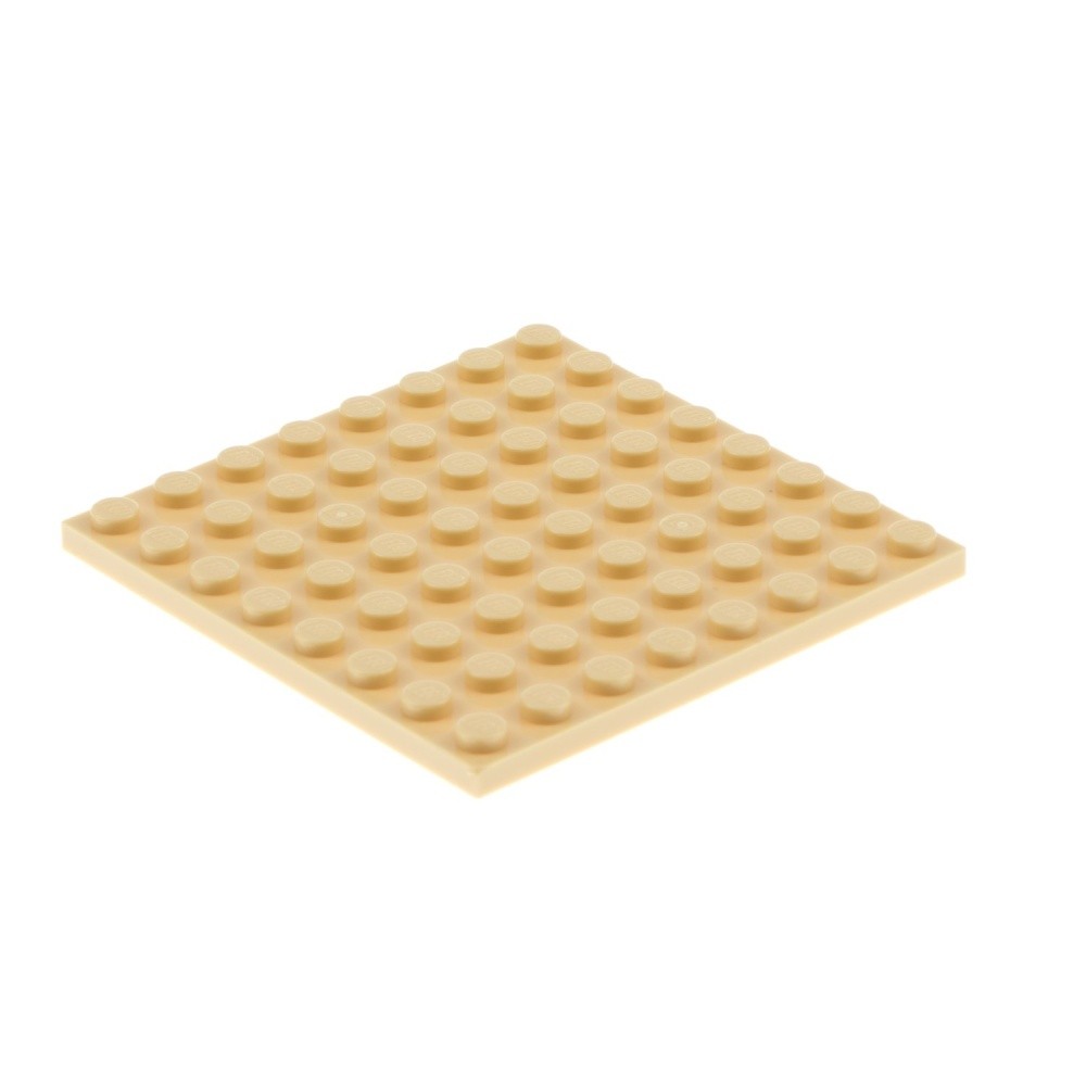 1X Lego Base Plate 8X8 Beige Tan Basic Base Plate Star Wars 4624223 42534 41539