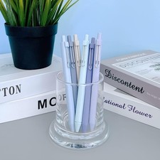 Retractable Black Ink Gel Pens, 0.5mm Fine Point, Stationery Supplies for Hom...