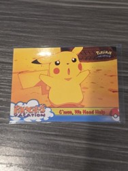 Pokemon Topps Pikachu's Vacation #53 C'mon, We Need Help