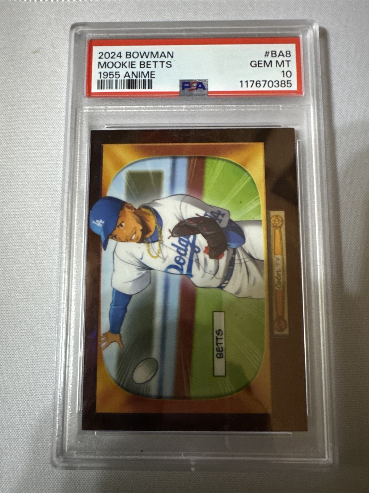 2024 Bowman - '55 Bowman Anime Mookie Betts #BA-8