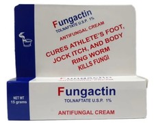 Fungactin Antifungal Cream 15g- 2 Pks Treats Jock Itch Athlete  s Foot Ringworm