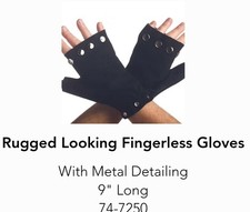 hms 74-7250 Steampunk Fingerless Mitts/gloves theatrical accessory Costume V0789