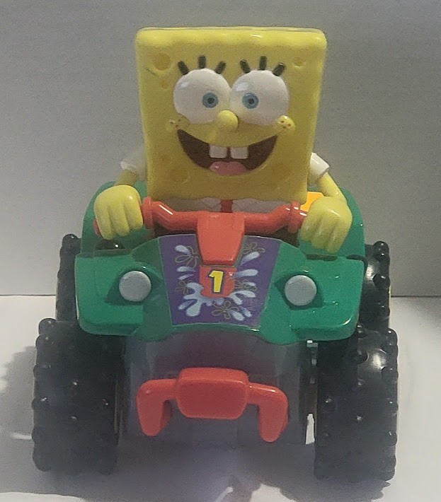 Spongebob SquarePants 2008 Shake 'n Go Four Wheeler Motion Toy