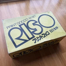 Riso Print Gocco B5 Vintage Japanese Screen Printer with Accessories and Ink