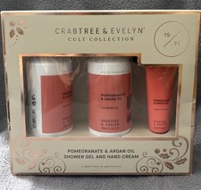 Crabtree Evelyn Cult Collection Pomegranate Argan Oil Shower Gel Hand Cream