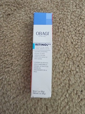 Obagi Clinical Retinol 0.5 Retexturizing Cream 1.0oz/28g Anti-Aging Texture/Tone