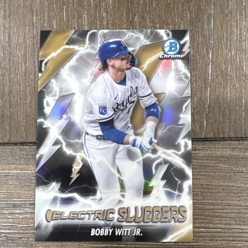 Topps 2026 Bowman Chrome Bobby Witt Jr Electric Sluggers ES-19 Royals Baseball