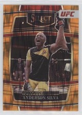2022 Panini Select UFC Concourse Orange Flash Prizm Anderson Silva #2 01i1