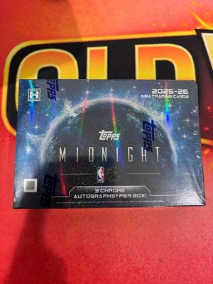 2025-26 Topps Midnight Basketball Hobby Box (3 AUTOS)  Brand New Sealed