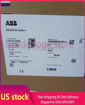 One New ABB ACS550-01-031A-4 Inverter ACS55001031A4 No Keypad US Free TAX