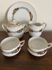 Vintage Japanese porcelain 6 pc. tea set