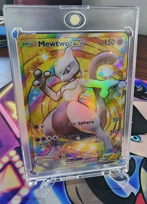GOLD MEWTWO HOLO FULL ART POKEMON TCG POCKET READ DESCRIPTION | eBay