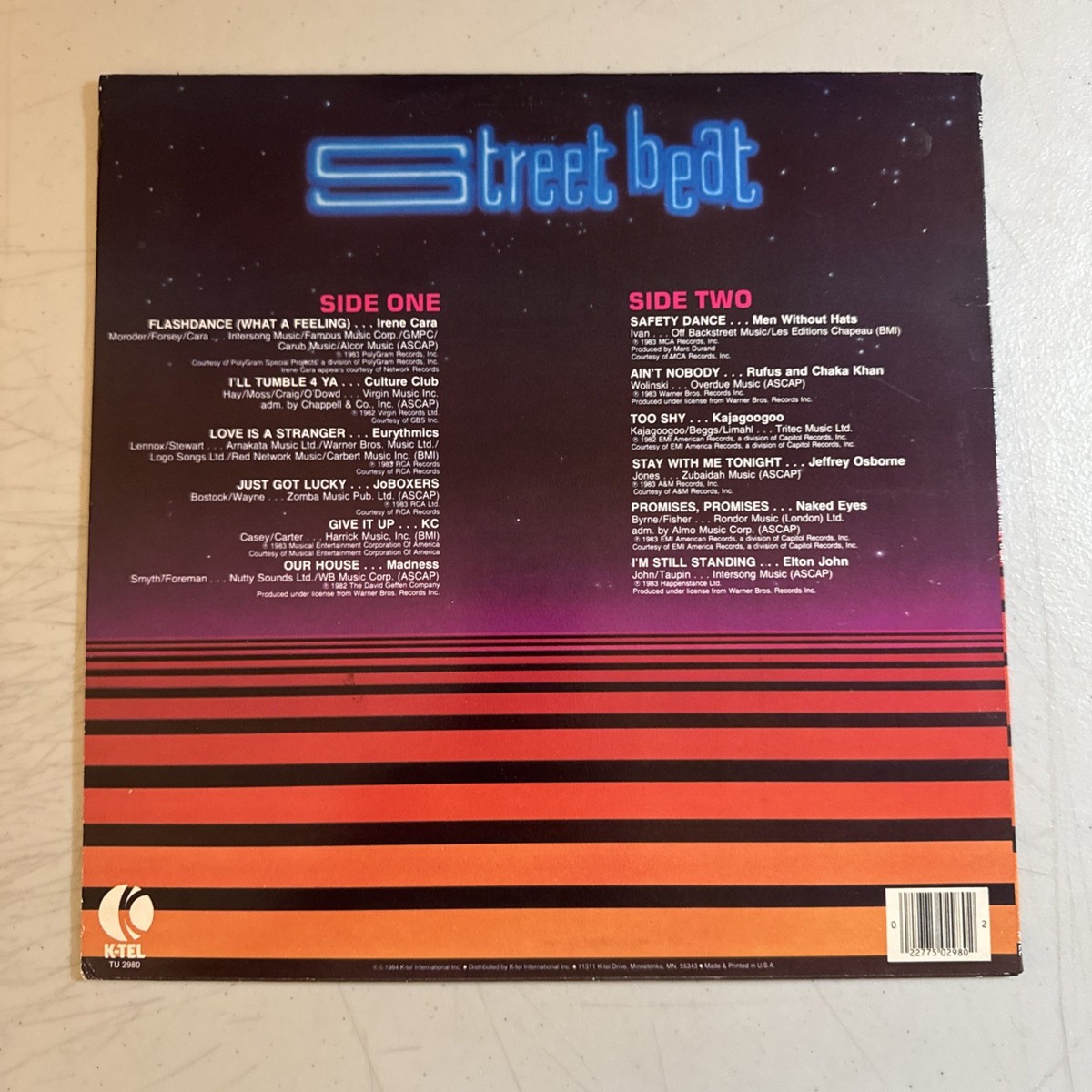 Street Beat New Music Hot Sounds Vinyl LP 1984 VG+ Elton John