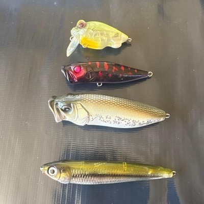 Megabass Rare Color 4-piece setPop Max, Pop X, Dog X