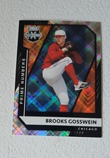 2021 Panini Elite Extra Edition Brooks Gosswein #124 Prime Numbers A 101/205 RC