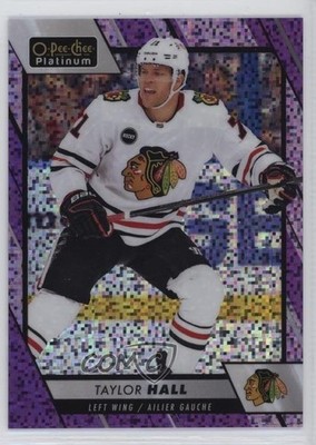 2023-24 O-Pee-Chee Platinum Violet Pixels 14/299 Taylor Hall #195 12fd