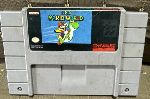 Nintendo Super Mario World Platformer SNES NTSC-U/C Super Nintendo Game