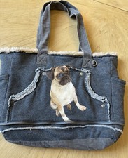 Pug Purse Dog Tote Bag Jersey Shirt Animal Fa...
