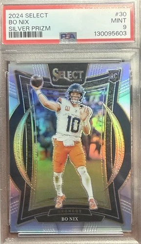 BO NIX ROOKIE SILVER PRIZM PSA 9