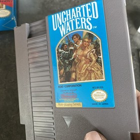 Uncharted Waters Nintendo NES Complete CIB Booklet Map Cartridge Foam  KOEI