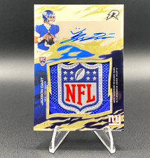 Marketplace image: 2025 Topps Resurgence Superfractor 1/1 NFL Shield Patch Auto Jaxson Dart RRS-JD