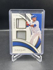 2022 Panini Immaculate Materials Duals Prime /99 Nick Madrigal #IMD-NM