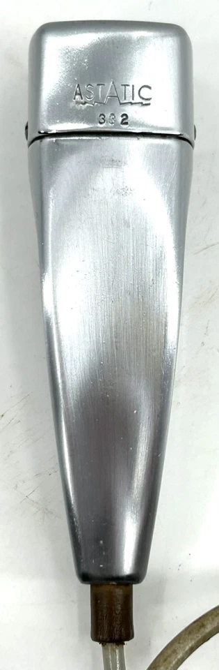 ВИНТАЖНЫЙ квадратный РУЧНОЙ МИКРОФОН ASTATIC 332 — непроверенный - Изображение 3 из 4