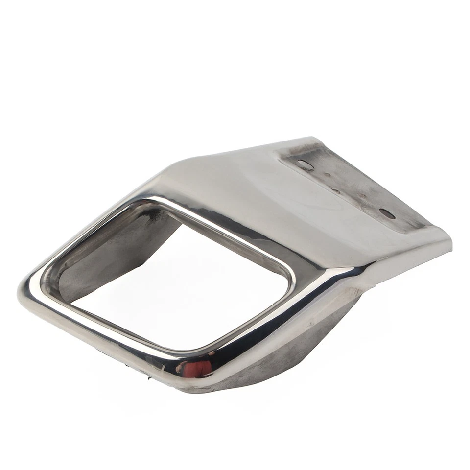 Silver Rear Bumper Exhaust Tube Trim For Land Rover Range Rover Evoque 2010-2018 - Image 3 of 4