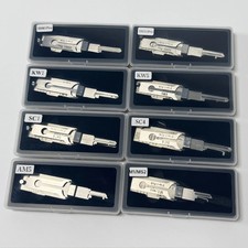 Lishi 2-in-1 Pick Decoder Locksmith Tool Set Kw1 Kw5 Sc1 Sc4 Ss001 Ss002 Am5
