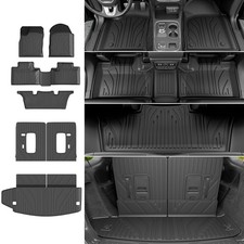 powoq Floor Mat Compatible with 2016-2026 Dodge Durango 6 Seats Trunk Liner 3...