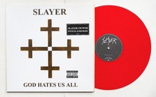Slayer - God Hates Us All LP RED VINYL FIRST 2001 EUROPE PRESSING Thrash Metal