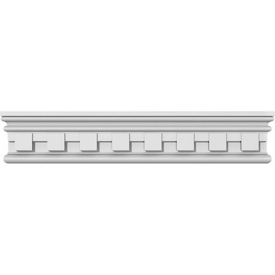 Endurathane Bedford Crosshead w/Dentil Trim, 52'' Bottom Width x 53 1/8'' Top Widt