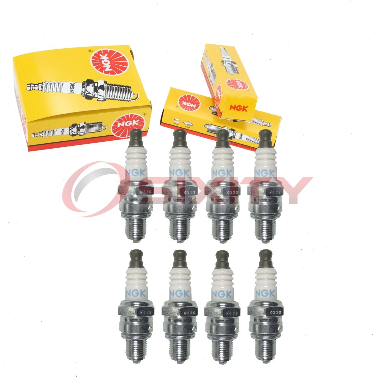 8 pc NGK 6776 CMR5H BLYB Standard Spark Plugs for USR7AC UFR7EC RZ7C E3.24 qn