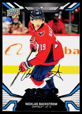 2022-23 Upper Deck MVP Blue Script Nicklas Backstrom #41 Washington Capitals