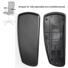 Arm Pads Caps Replacement For Knoll Life Office Chair With Multi Directional Arm