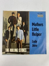 Rolling Stones Vinyl Single Mothers Little He...