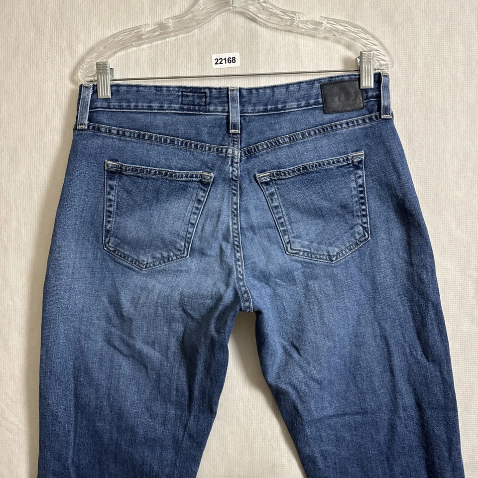 AG Adriano Goldschmied женщин 29R синий бывший парень громоздкий тонкий джинсы - Изображение 4 из 4