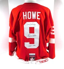 Gordie Howe Mr. Hockey Signed CCM Detroit Red Wings Hockey Jersey JSA Auto